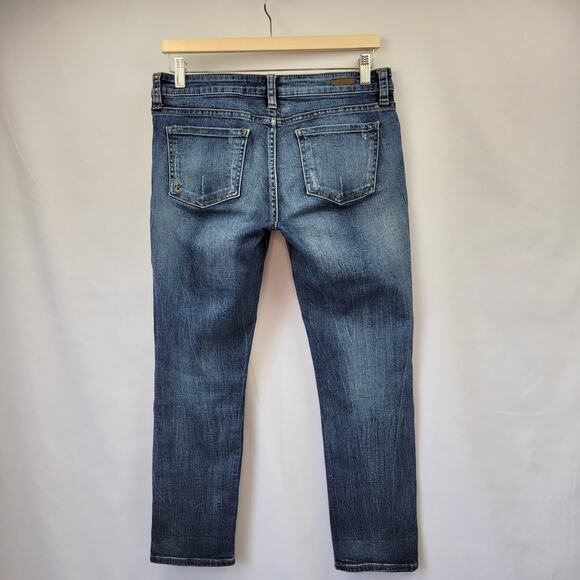 Kut from the Kloth Catherine Boyfriend Jeans Medium Wash Size 4P - Picture 4 of 14